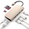 USB-C Multi-Port adapteri 4K Gigabit Ethernet Gold