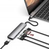 Slim USB-C moniportti adapteri V2 kanssa HDMI. USB 3.0 porttia että kortinlukija Space Gray