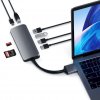 USB-C Multikanssaia adapteri Dual 4K HDMI Gigabit Ethernet Space Gray
