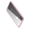 See-through Suojakuori till iPhone Xs Lasi TPU-materiaali-materiaali Vaaleanpunainen