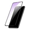 Näytönsuoja i Härdat Lasi 0.2mm 9H Anti-blue-ray Full Size iPhone Xr/11 Musta