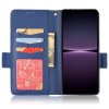 Sony Xperia 1 IV Kotelo Korttitaskulla Tummansininen