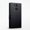 Sony Xperia L2 Suojakotelo Low Profile Hiilikuiturakenne Musta