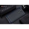 Sony Xperia L2 Suojakuori TPU-materiaali-materiaali Borstad och Hiilikuitu Design MörkSininen
