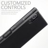 Sony Xperia XA1 Plus Suojakuori TPU-materiaali-materiaali Läpinäkyvä Musta