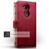 Sony Xperia XA2 Ultra Suojakotelo PU-nahka Blommor Punainen
