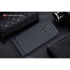 Sony Xperia XA2 Ultra Suojakuori TPU-materiaali-materiaali Borstad och Hiilikuitu Design MörkSininen