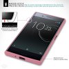 Sony Xperia XZ Premium MobilSuojakuori TPU-materiaali-materiaali Matta Solid Vaaleanpunainen