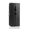 Sony Xperia XZ2 Kotelo PU-nahka Nahkarakenne Musta