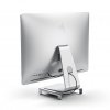 USB-C Alumiini Monitor Stand varten iMac. USB 3.0 porttia. kortinlukija ja 3.5mm-pistorasiat Hopea