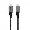 Ultra USB-C till USB-C kabel 5A/480Mbps 3 meter Rymdgrå