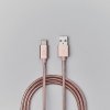 USB-C Kaapeli 1m Metalliic Ruusukulta