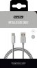 USB-C Kaapeli 1m Metalliic Hopea