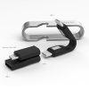 High Six All-in-One Backup Cable Hopea Musta