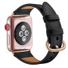 Watch 42/44/45mm/Apple Watch Ultra Ranneke Aito Nahka Musta