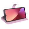 Xiaomi 12/12X Kotelo Litchi Vaaleanpunainen