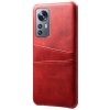 Xiaomi 12 Pro Kuori ja Kaksi Korttitaskua Punainen