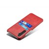 Xiaomi Mi Note 10 Lite Kuori Kaksi Korttitaskua Punainen