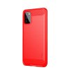 Xiaomi Poco M3 Kuori Harjattu Hiilikuiturakenne Punainen