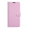 Xiaomi Redmi 10 Kotelo Litchi Vaaleanpunainen