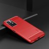 Xiaomi Redmi 10 Skal Borstad Kolfibertextur Röd
