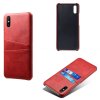 Xiaomi Redmi 9A Kuori Kaksi Korttitaskua Punainen