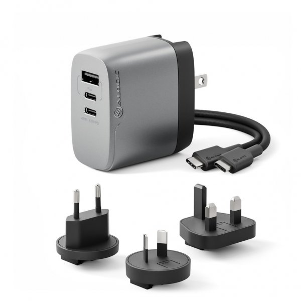 Laddare Rapid Power 67W Multi-Country Travel GaN Charger