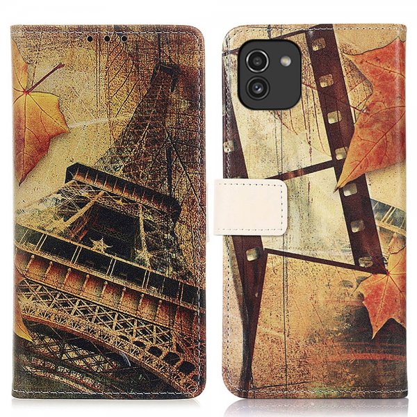 Samsung Galaxy A03 Kotelo Aihe Eiffel-torni Höst