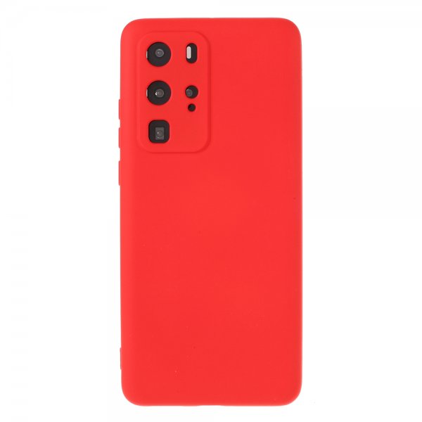 Huawei P40 Pro Suojakuori Silikonii Punainen