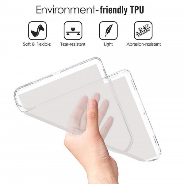 Samsung Galaxy Tab A 10.1 2019 T510 T515 Kuori Pehmeää Muovia Läpinäkyvä