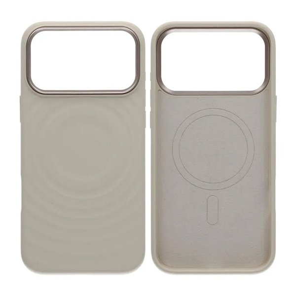 iPhone 17 Pro Max Kuori Silikoni MagSafe Beige