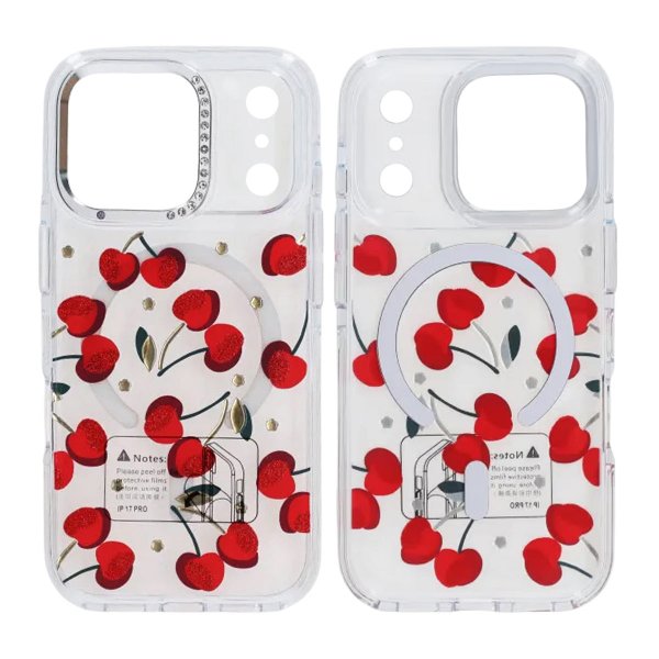 iPhone 17 Pro Kuori Kuvio MagSafe Kirsikka