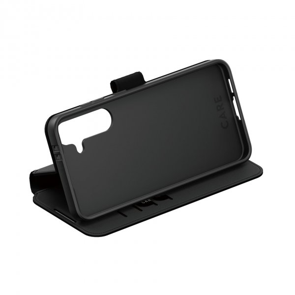 Samsung Galaxy S24 FE Kotelo Wallet Kickstand Musta