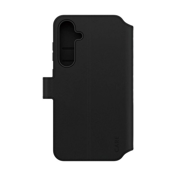 Samsung Galaxy S24 FE Kotelo Wallet Kickstand Musta