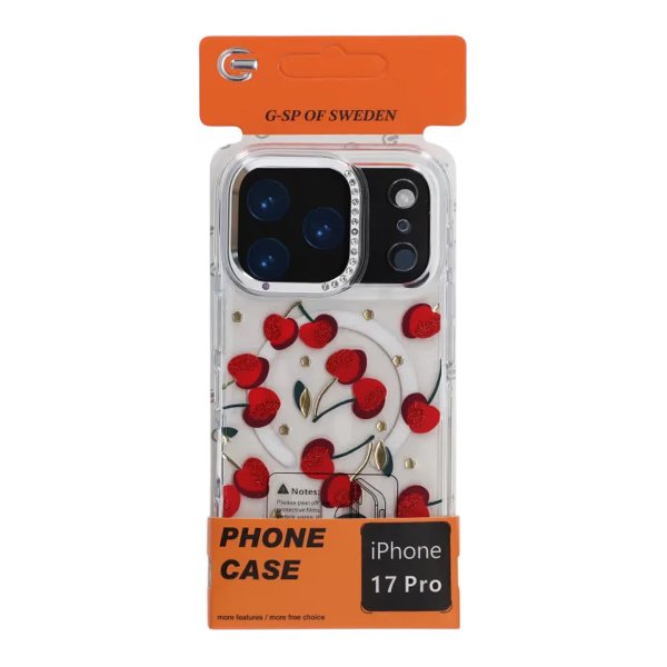 iPhone 17 Pro Kuori Kuvio MagSafe Kirsikka