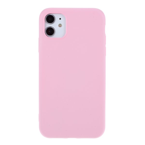 iPhone 12 Mini Suojakuori Silikoni Vaaleanpunainen