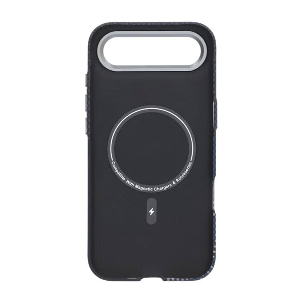 iPhone Air Kuori Aramidikuitu MagSafe Sininen Rutnät