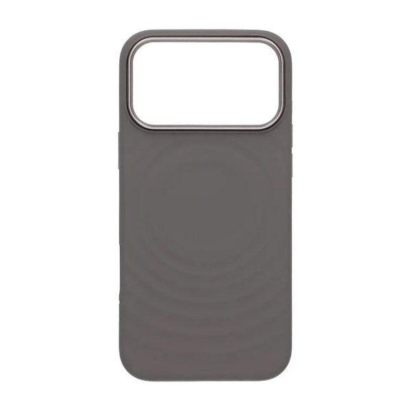 iPhone 17 Pro Max Kuori Silikoni MagSafe Harmaa