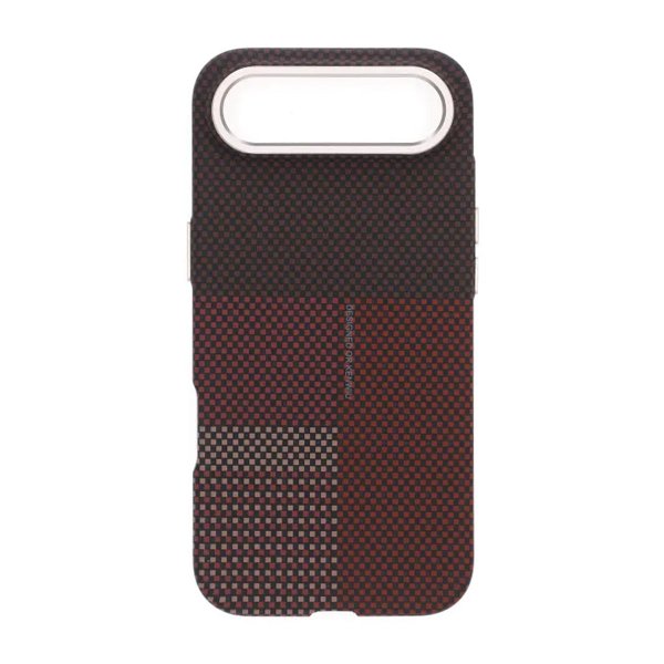 iPhone Air Kuori Aramidikuitu MagSafe Punainen Rutnät