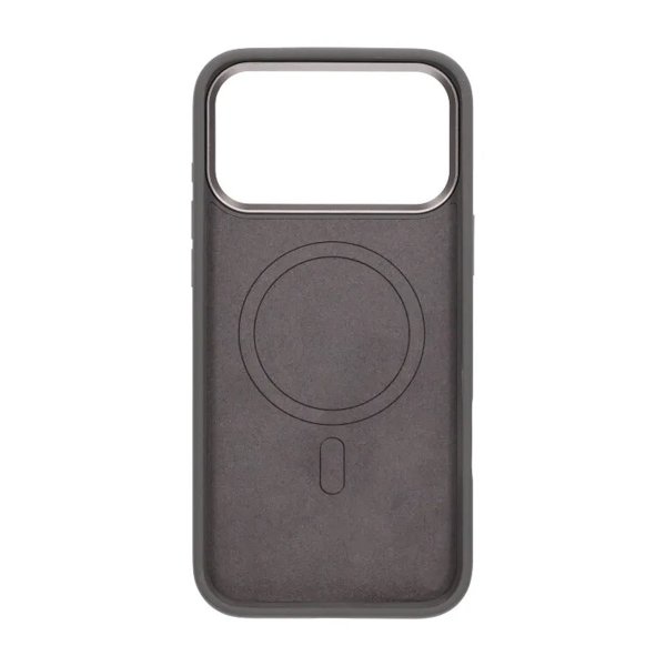 iPhone 17 Pro Max Kuori Silikoni MagSafe Harmaa