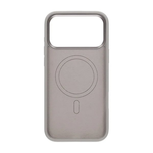 iPhone 17 Pro Max Kuori Silikoni MagSafe Harmaa