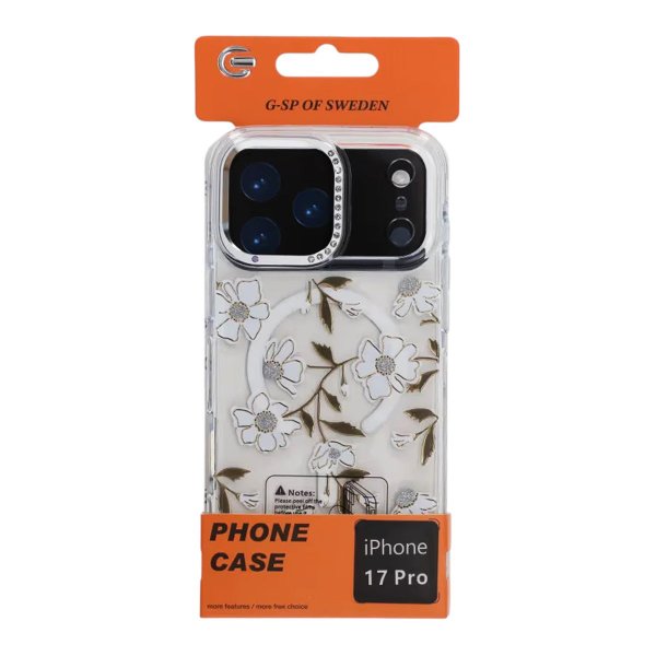 iPhone 17 Pro Kuori Kuvio MagSafe Kukat