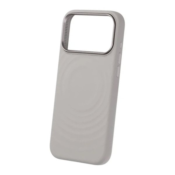 iPhone 17 Pro Max Kuori Silikoni MagSafe Harmaa