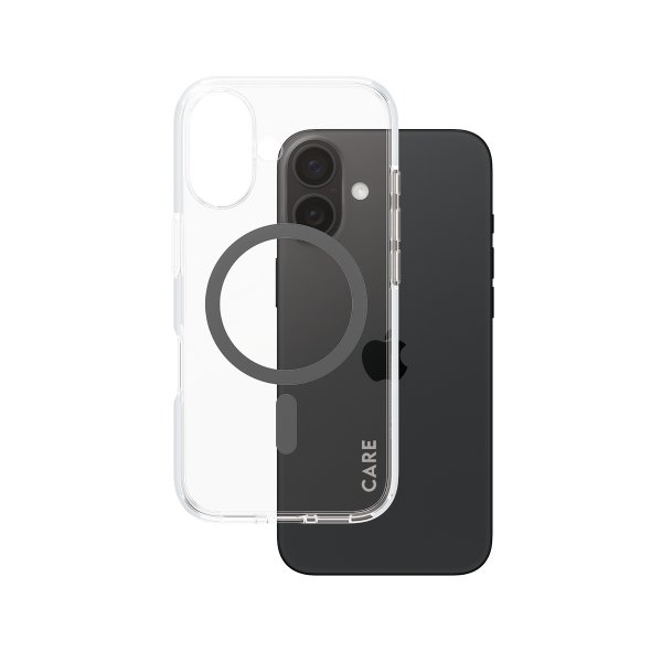 iPhone 16 Kuori Urban Combat MagSafe Musta Transparent