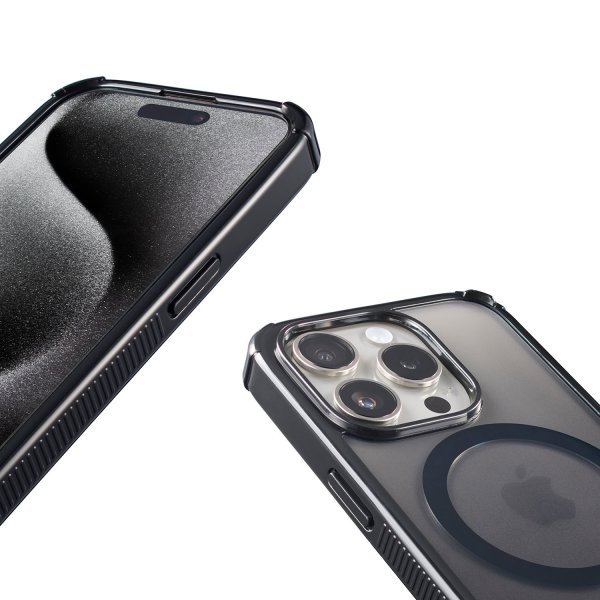 iPhone 15 Pro Kuori Extreme Protect MagLine Musta