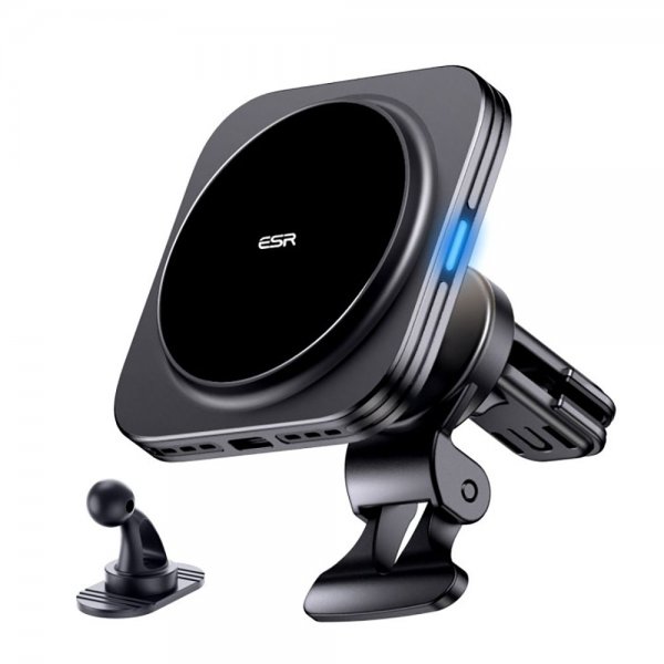 Autoteline Qi2 Wireless Car Charger CryoBoost HaloLock Musta
