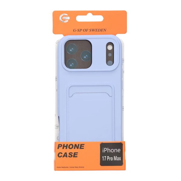 iPhone 17 Pro Max Kuori Korttipidike Violetti