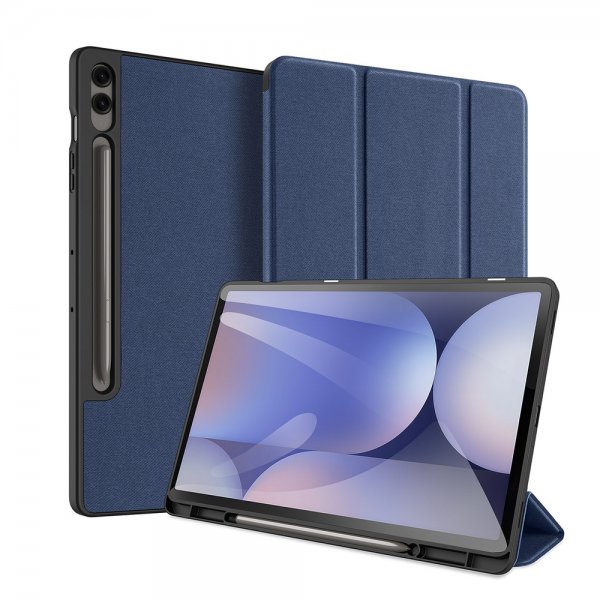 Samsung Galaxy Tab S9 Plus/S9 FE Plus/S10 Plus Kotelo Domo Series Sininen