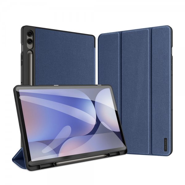 Samsung Galaxy Tab S9 Plus/S9 FE Plus/S10 Plus Kotelo Domo Series Sininen