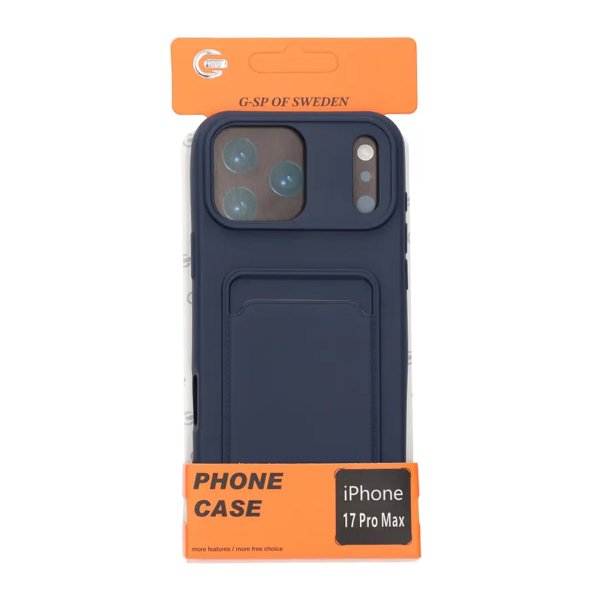 iPhone 17 Pro Max Kuori Korttipidike Sininen